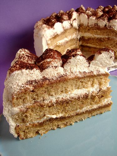 Chiffon Layer Cake, Cappuccino Cake, Savory Cakes, Cake Slices, Baking Cookbooks, Cake Delicious, Recipe Vegetarian, Smooth Cake, Coffee Dessert