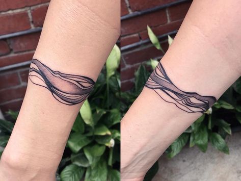 Waves Wrap Around Tattoo, Water Cycle Tattoo, River Arm Tattoo, Wave Cuff Tattoo, Water Bracelet Tattoo, Water Movement Tattoo, Water Wrist Band Tattoo, Calm Water Tattoo, Water Armband Tattoo