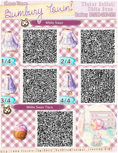 Wedding style Animal Crossing New Leaf QR Code Animal Crossing Qr Codes, Acnl Qr Codes, Motif Acnl, Animal Crossing 3ds, Animal Crossing New Leaf, Ac New Leaf, Happy Home Designer, Animal Crossing Qr Codes Clothes, Qr Codes Animal Crossing