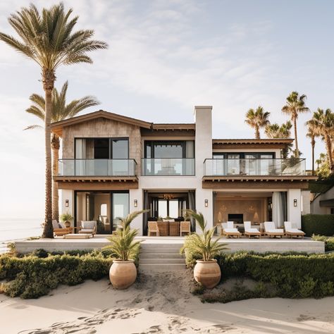 Coastal Exterior, Beach House Aesthetic, California Beach House, California Architecture, Seaside House, Beach House Exterior, Luxury Beach House, Dream Beach Houses, Coastal Modern