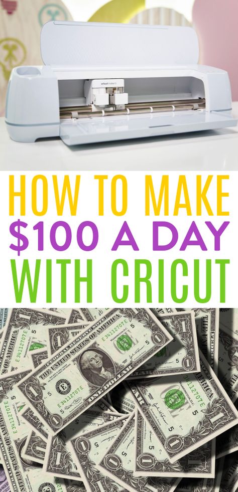 What if we told you that you could make $100 a Day with Cricut? In this post, we want to show you how you can use your Cricut machine to make profitable craft items. You can make money with your Cricut and we’re going to show you how!We will give you our best tips and tricks to get into the right mindset so you can figure out just how you can make money with your Cricut. We are going to break it down for you into a step-by-step process. Craft Tips And Tricks, Making Money With Cricut, Starting A Cricut Business From Home, Profitable Cricut Business, Things You Can Make With A Cricut, Cricut Magnets, How To Make Money With Cricut, Make Money With Cricut, Starting A Sublimation Business