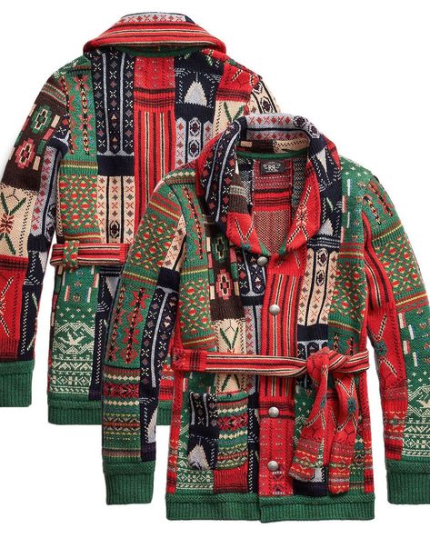 Double RL’s Instagram profile post: “RRL women’s patchwork sweater . Now available . #RRLWomens #DoubleRL” Wool Patchwork, Holiday Cardigan, Christmas Patchwork, Double Rl, Ralph Lauren Rugby, Patchwork Sweater, Patchwork Cardigan, Sweater Polo, Patchwork Blanket