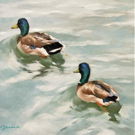 Watercolor Paintings Nature, Watercolor Projects, Watercolor Wallpaper, Arte Inspo, A Level Art, Aesthetic Painting, Watercolor Bird, Mallard, Painting Art Projects