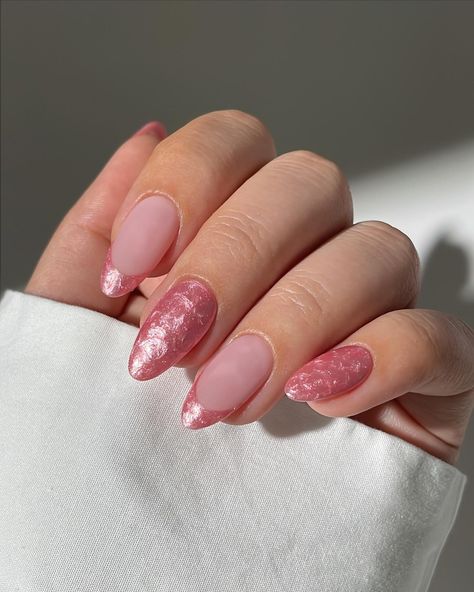 Rose pearly nails using regular nail polish🌸🫧 swipe left for tutorial👀 Nail polish from @beetlesgelpolish Rings @monicavinader ___ *affiliate #nailart #nailsofinstagram #pearlnails #nailsoftheday #cutenails #prettynails #naildesign #nailideas #nailtutorials Pearly Nails, Soft Pink Nails, Regular Nail Polish, Pink Nail Art, Rose Nails, Pearl Nails, Chic Nails, Nail Tutorials, Square Nails