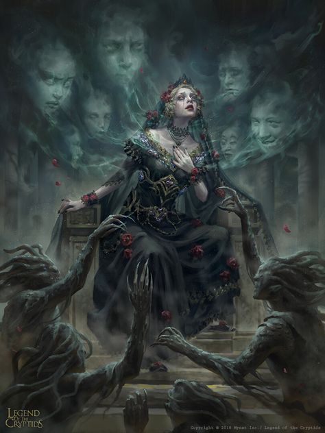 Princess of Ghouls, Livia Prima on ArtStation at https://www.artstation.com/artwork/9e1BlR Baba Jaga, Creature Fantasy, Horror Vintage, Heroic Fantasy, Gothic Fantasy Art, 다크 판타지, Odaiba, Arte Fantasy, 판타지 아트