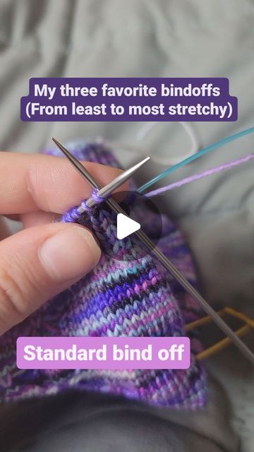 Loose Bind Off Knitting, Icelandic Bind Off Knitting, Stretchy Knit Bind Off, Elastic Bind Off Knitting, Knitting Bind Off Methods, How To Bind Off Knitting, Italian Bind Off, Bind Off Knitting Tutorials, Stretchy Bind Off Knitting