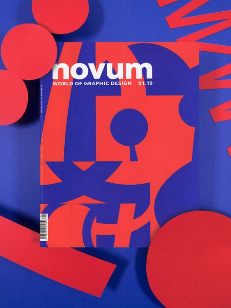 novum 01.19 »visual identities« on Behance Hockey Projects, Blue Design Graphic, Red And Blue Logo, Poster Template Design, Cover Inspiration, Real Estates Design, Brand Advertising, Magazine Cover Design, Design Magazine