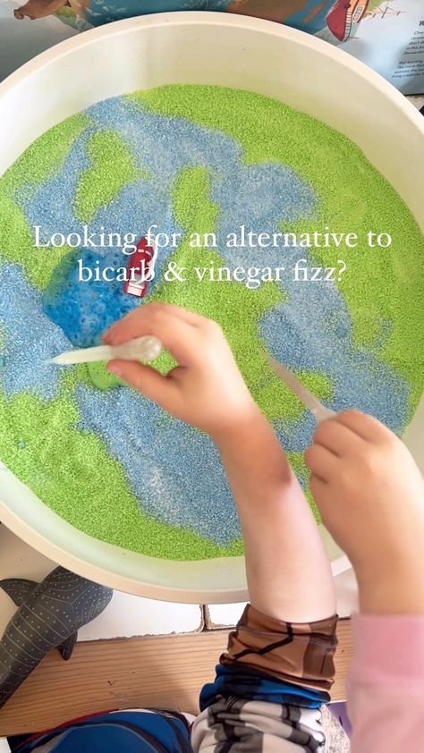 Leigha | We made some earth day 🌎 fizzy play using • Citric acid powder • Bicarbonate of soda And just add water 💦 to create the fizzy reaction!… | Instagram Fizzy Play, Earth Day Crafts, Bicarbonate Of Soda, Small World Play, Water Play, Toddler Play, Citric Acid, Mica Powder, Best Budget