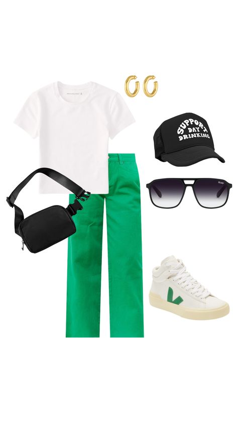 Trendy St Pattys Day Outfit, Green Beer Day Outfit, St Patricks Day Chicago Outfit, St Pats Outfits Women, St Paddys Day Outfit Women, Womens St Patricks Day Outfit, St Patrick’s Day Outfit College, Trendy St Patricks Day Outfit, Casual St Patricks Day Outfit Women