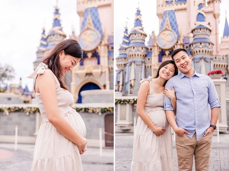 Jeff and Sarah- Walt Disney World Magic Kingdom Maternity Portrait Photographer | Wedding Photography | Wedding Photographer | Northern VA & Leesburg Disneyland Maternity Pictures, Disney Maternity, Maternity Photography Family, Disney World Magic Kingdom, Maternity Portraits, World Photo, Photography Family, Photographer Wedding, Pregnancy Shoot