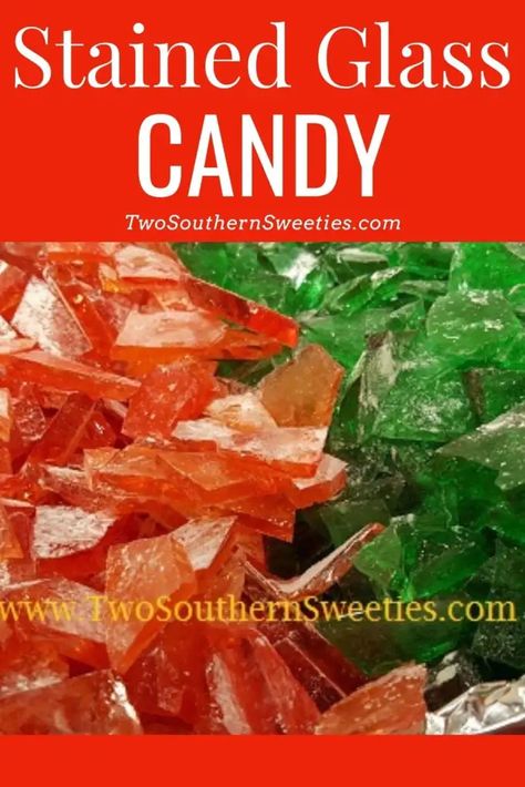 Stained Glass Candy Recipe, Stained Glass Candy, Sugar Glass, Coconut Custard Pie, Candy Recipe, Coconut Custard, Custard Pie, Family Tradition, Rock Candy