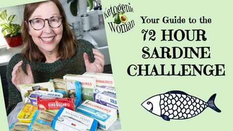 Sardine Challenge, Sardine Diet, 4 Day Diet, Sardine Recipes Canned, Ketogenic Woman, Hard Challenge, Sardine Recipes, Diet Results, 75 Hard