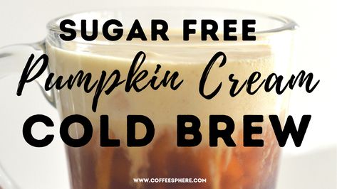 Weight Watchers Pumpkin, Cold Brew At Home, Pumpkin Drinks, Starbucks Pumpkin, Sugar Pumpkin, Starbucks Copycat, Pumpkin Lights, Fall Drinks, Pumpkin Cream