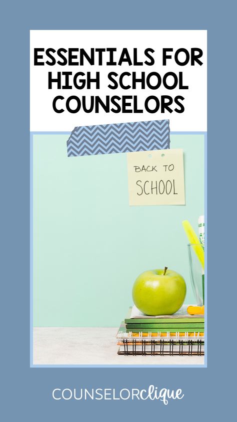 Here is a curated list of high school counselor back to school essentials or high school counselor office must haves. Of course, you can do your job without ANY of these things… but having them may make your job more fun, more creative, happier, or easier! Save this post, come back to shop later, or favorite this page for when you’re ready to jump in! High School College Counselor Office, High School School Counselor, School Counseling High School, Middle School Counselor Office, Middle School Counselor Office Decor, High School Counselor Office Decor Ideas, High School Counselor Office Decor, High School Counselor Office, High School Counselors Office