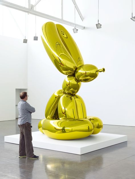 Jeff Koons: New Paintings and Sculpture, 555 West 24th Street, New York, May 9–June 29, 2013 | Gagosian Jeff Koons Art, Balloon Rabbit, Jeff Koons, Oldenburg, Balloon Animals, Balloon Art, Modern Sculpture, Sculpture Installation, Art Plastique