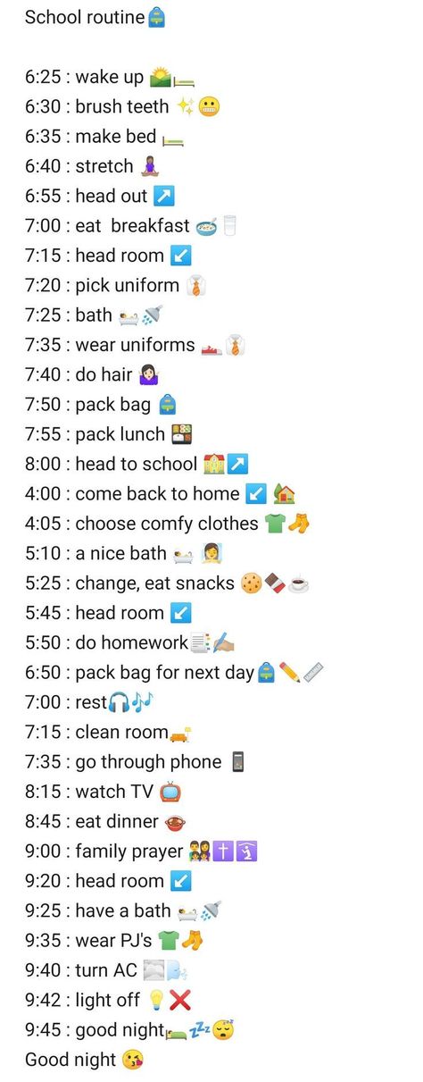 Routines School, School Night Routine, Routine School, Night Routines, School Routine For Teens, Middle School Hacks, Morning Routine School, Morning Routine Checklist, School Morning