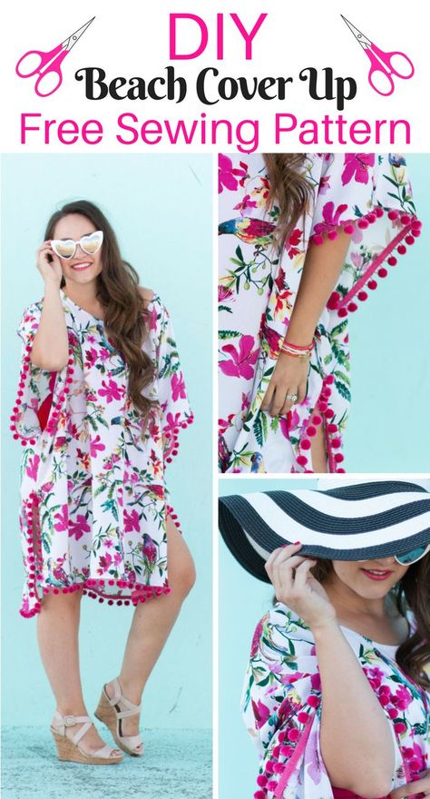 Sew an adorable Beach Cover Up with this Free Sewing Pattern!