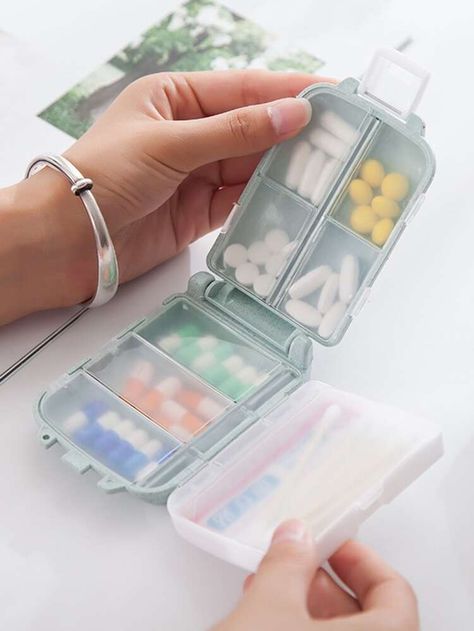 Pill Box Organizer, Desain Pantry, Medicine Organization, Pill Container, Medicine Storage, Úložný Box, Medicine Boxes, Pill Organizer, Pill Case