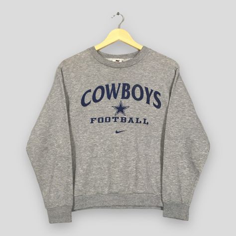 Vintage 90s Nike Dallas Cowboys Nfl Sweatshirt Youth Large Nike Cowboys Football Spell Out Sweater Cowboys Football Crewneck Kids Size L Nfl Sweatshirt, Football Crewneck, Cowboys Nfl, Cowboys Football, 90s Nike, Vintage Sweatshirt, Used Clothing, Dallas Cowboys, Halloween Shopping