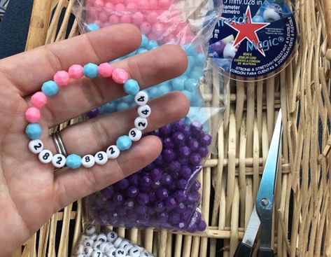 Phone Number Bracelet, Number Bracelets, Bracelets For Kids, Bracelet For Kids, Kids Bracelet, Christmas Town, Middle Child, Kids Bracelets, Stressful Situations