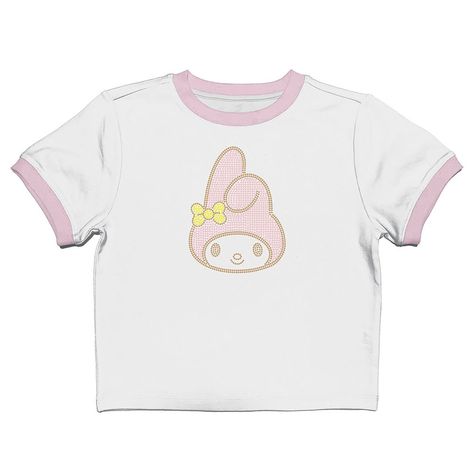 She'll love showing off her personality and style with this Juniors' My Melody Character Face Baby Graphic Tee. FEATURES Soft knit construction Short sleeves CrewneckFABRIC & CARE Cotton Machine wash and tumble dry Imported Size: Xxl. Color: White. Gender: female. Age Group: adult. Light Pink Shirt, Character Face, Her Personality, Slay Outfits, Baby Graphic Tees, How To Show Love, Cute Shorts, My Melody, Cosplay Outfits