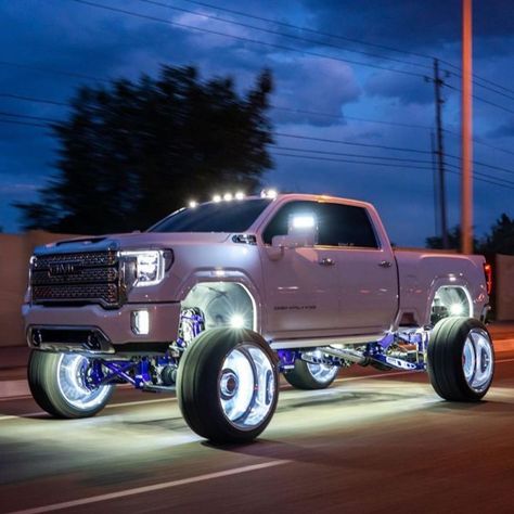 Jacked Up Chevy Trucks, Ford Excursion Diesel, Monster Jam Trucks, Jacked Up Chevy, Trucks Lifted, Country Trucks, Custom Lifted Trucks, Custom Truck Beds, Chevy Trucks Silverado