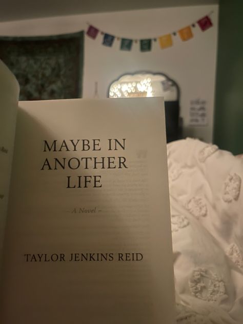 Room decor, book, taylor jenkins reid, booktok, Maybe In Another Life Maybe In Another Life Taylor Jenkins, Me Before You Book, Maybe In Another Life Aesthetic, Maybe In Another Universe, Your Name Quotes, Taylor Jenkins Reid, May Quotes, Love Book Quotes, Thought Daughter