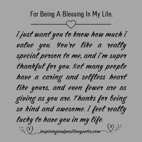 Gratitude for a Special Person in My Life. Thank You For Protecting Me Quotes, Appreciate The Good People In Your Life, You Are Such An Amazing Person Quotes, A Special Person Quote, Appreciate People Quotes Thankful For, Thanks For Being In My Life, Thank You For Everything Quotes, You Are A Good Person Quotes, To My Favorite Person Quotes