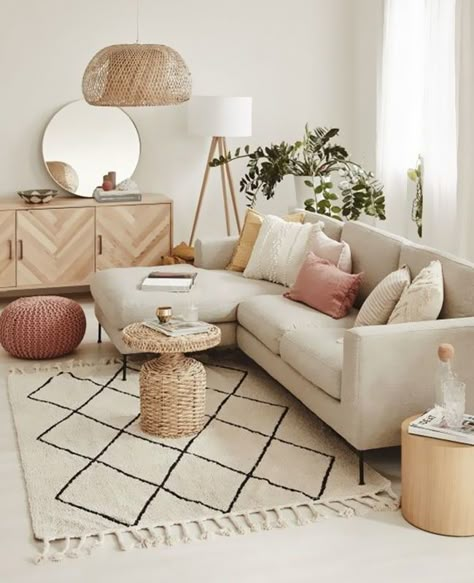 3 idées pour une déco moderne et cosy dans le salon | My Blog Deco Kuantan, Interior Design Per La Casa, Small Living Room Decor, Decor Home Living Room, Living Room Decor Apartment, Boho Living Room, A Living Room, Electric Fireplace, Home Room Design