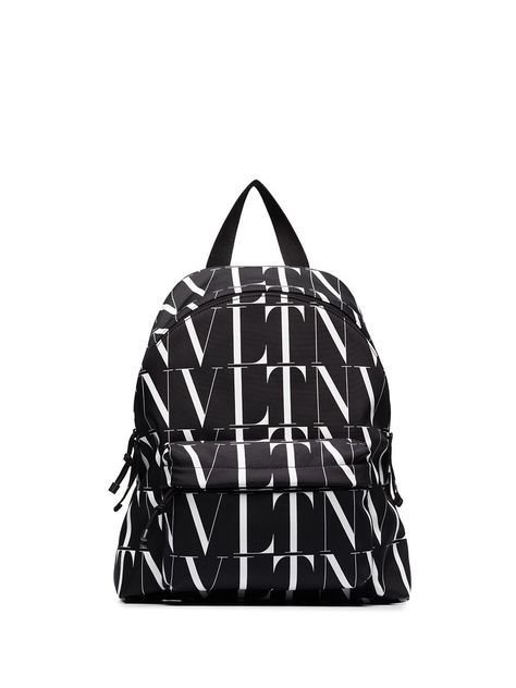 Valentino Collection, Iconic Bags, Valentino Bags, Medium Tote, Canvas Backpack, Feminine Design, Designer Backpacks, Men's Backpack, Black Nylons