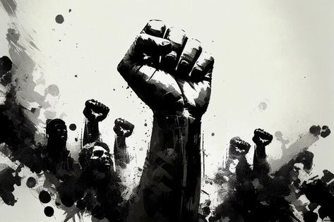 Premium Photo | Black lives matter protest banner Fist raised up Generative AI illustration Protest Artwork Poster, Protest Background, Protests Art, Protest Artwork, Protest Illustration, Protest Images, Activist Poster, Protest Photography, Protest Banner