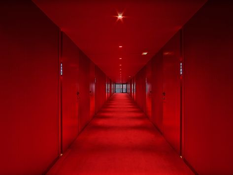 We’d Linger in These 10 Beautiful Hotel Hallways Wedding Linger, Apartment Corridor, Red Hotel, Hotel Corridor, Hotel Hallway, Corridor Lighting, Hallway Lighting, The Guest, Beautiful Hotels