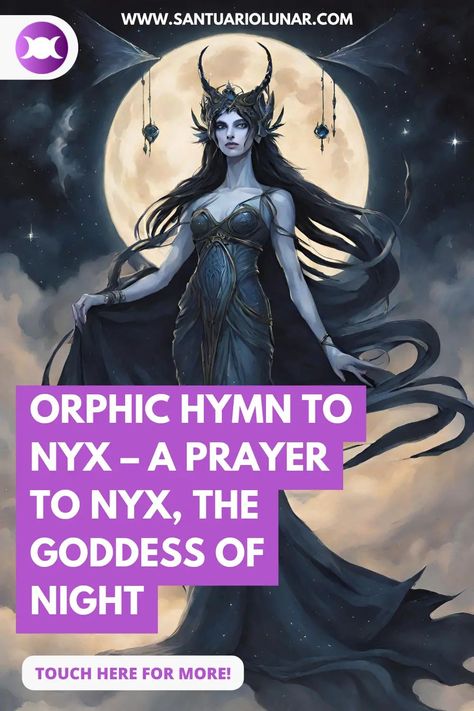 "Nyx the Alluring: Unveiling the Mysteries of the Enchanting Goddess of Night" Greek Goddess Of The Night, Goddess Of Night, Gods Of Egypt, Wiccan Spell Book, Wiccan Spells, A Prayer, Greek Goddess, Spell Book, The Goddess