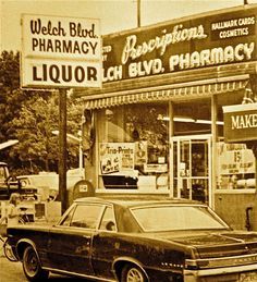 Welch Blvd Pharmacy 1971 Pharmacy Signage, Old Pharmacy, Genesee County, Everything Has Changed, Travel Michigan, Michigan History, Flint Michigan, Michigan Travel, The Mitten