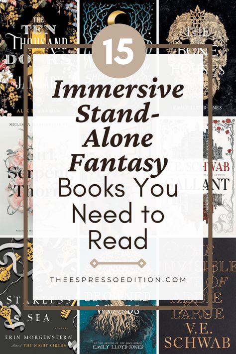 20 Stand-Alone Fantasy Books You Should Add To Your Reading List | The Espresso Edition Fantasy Book Recommendations, Books For Young Adults, Best Fantasy Books, Adult Fantasy Books, Freetime Activities, Fantasy Books To Read, Reading Rainbow, Recommended Books To Read, Top Books To Read