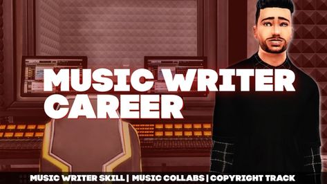 MUSIC WRITER CAREER MOD - DOWNLOAD | WICKED PIXXEL on Patreon Sims 4 Guide, Sims Traits, Writer Career, Mod Music, Sims 4 Tsr, Sims 4 Game Mods, Sims 4 Expansions, Music Writing, Song Of Style