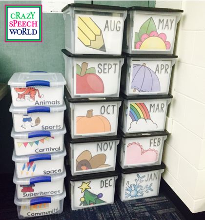 7 Ways To Get Organized SLP - thedabblingspeechie Preschool Organization, Preschool Rooms, Teaching Organization, Classroom Layout, Classroom Organisation, Preschool Class, New Classroom, Teacher Organization, Classroom Setup