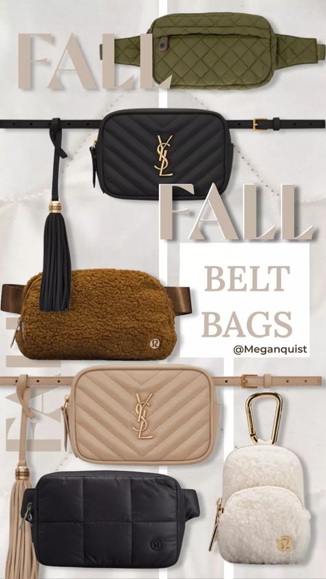 Best Belt Bag, Sherpa Bag Outfit, Sherpa Belt Bag Outfit, Sherpa Purse, Ysl Belt Bag, Fanny Pack Outfit, Outfit Ideas With Boots, Coach Belt Bag, Belt Bag Outfit