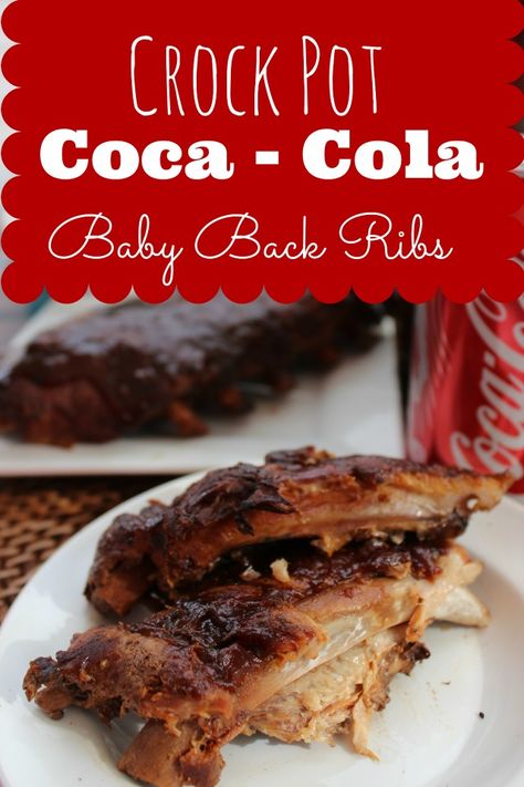 Delicious - fall apart ribs! Crock Pot Cola Baby Back Ribs #recipes   #slowcooker   #crockpotrecipes Babyback Ribs, Crock Recipes, Ribs Recipes, Slow Cooker Ribs, Hashbrown Casserole, Slow Cooked Meals, Back Ribs, Ribs Recipe, Crockpot Dishes