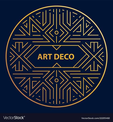 Art Deco Logo Design, Art Deco Packaging, Art Deco Circle, Art Deco Graphic Design, What Is Art Deco, Art Deco Ads, Art Deco Typography, Art Deco Border, Art Deco Frames