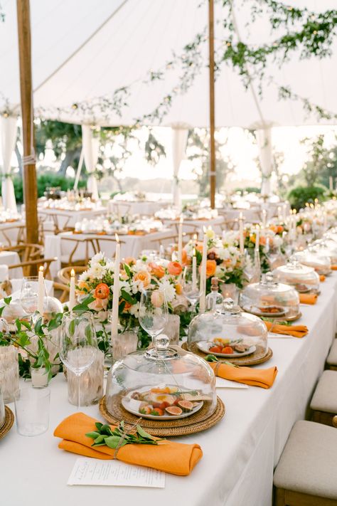 Tangerine Wedding, European Garden, Garden Theme Wedding, Orange Table, Cottage Wedding, Outdoor Wedding Inspiration, Dessert Display, Herb Pots, Pretty Tables