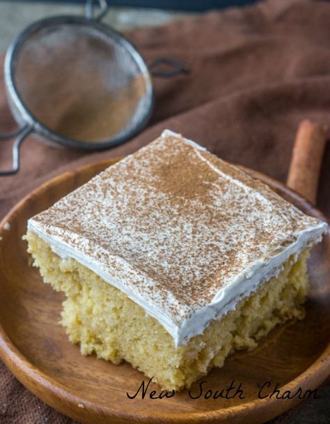 Snickerdoodles are one of my favorite cookies so how could I not love a cake with all the same great flavors? This cake did not disappoint! The combination of the sweet cake with the flavor of the spicy cinnamon made me love this cake as much as the cookie! Poke cakes are easy to make … Doodle Cake, Snickerdoodle Cake, Snickerdoodle Cookies Easy, Snickerdoodle Cookies, Poke Cake Recipes, Poke Cakes, Delicious Cake Recipes, Sweet Cake, Poke Cake