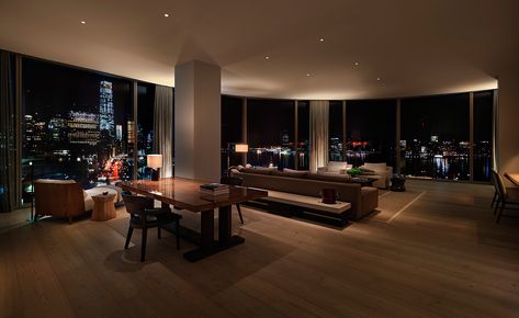 Modern Houses Inside, Apartamento New York, Apartments Aesthetic, Ian Schrager, Houses Inside, Luxury Apartments Interior, Apartment View, Architecture Wallpaper, H Design