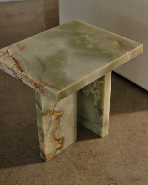 Shop all Onyx Side Table, Marble Side Table Living Room, Side Table Stone, Floor Tables, Green Side Table, Stone Side Table, Coastal Apartment, Onyx Table, Stone Home Decor