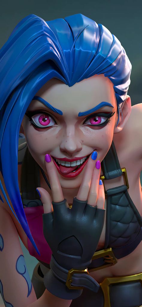 League Of Legends Poster, Jinx League Of Legends, Arte Van Gogh, Cyberpunk Girl, League Of Legends Characters, Cyberpunk Character, Without Borders, Warrior Girl, Lol League Of Legends