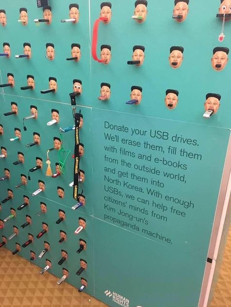 Faith In Humanity Restored, Creative Ads, Creative Advertising, North Korea, Faith In Humanity, Experiential, Exhibition Design, Meme Pictures, Really Funny