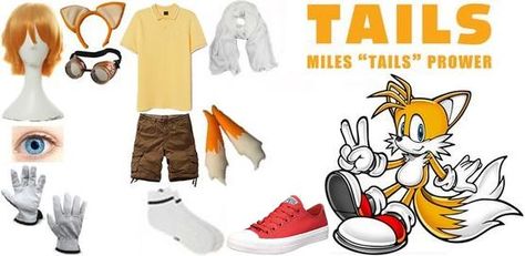 #Sonicthehedgehog #SonicTails #MilesTailsPrower #Cosplay #Outfits Sonic Inspired Outfits, Tails Sonic, Movie Outfit, Sonic Game, Miles Tails Prower, Characters Outfits, Sonic Movie, Cosplay Clothes, Sell Anything