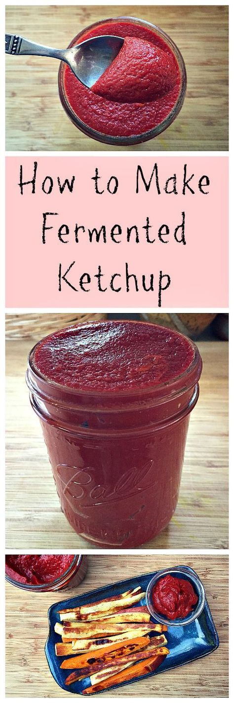 Homemade lacto fermented ketchup is so much tastier and better for you than store bought! Fermented Ketchup, Lacto Fermented, Fermented Veggies, Healthy Children, Healthy Probiotics, Fermentation Recipes, Fermented Vegetables, Fermented Drink, Probiotic Foods