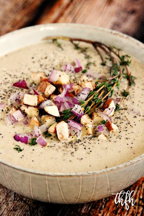 Vegan Cream Of Mushroom Soup, Vegan Cream Of Mushroom, Soup Mushroom, Raw Vegan Diet, Mushroom Soup Recipes, Vegan Cream, Cream Of Mushroom Soup, Recipes Soup, Cream Of Mushroom