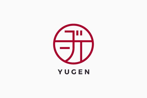 Yugen - Logo Design on Behance Yugen Japanese, Motion Illustration, Design Social Media Posts, Cafe Logo Design, Design Studio Logo, Creative Design Studio, Japanese Colors, The Sky Is The Limit, Book Cafe